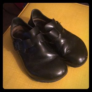 Birkenstock London clog size 37 black leather